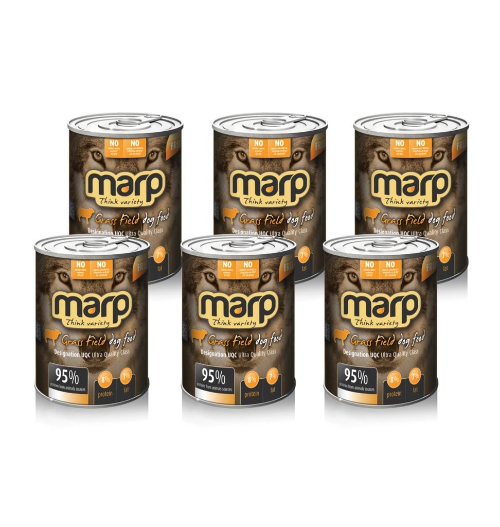 Marp Variety Grass Field konzerva pro psy 6x400g