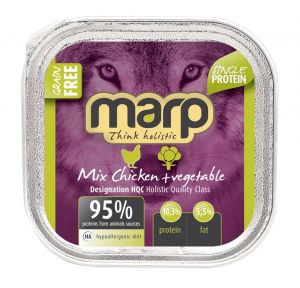 Marp Mix vanička pro psy kuře+zelenina 100g Marp Holistic