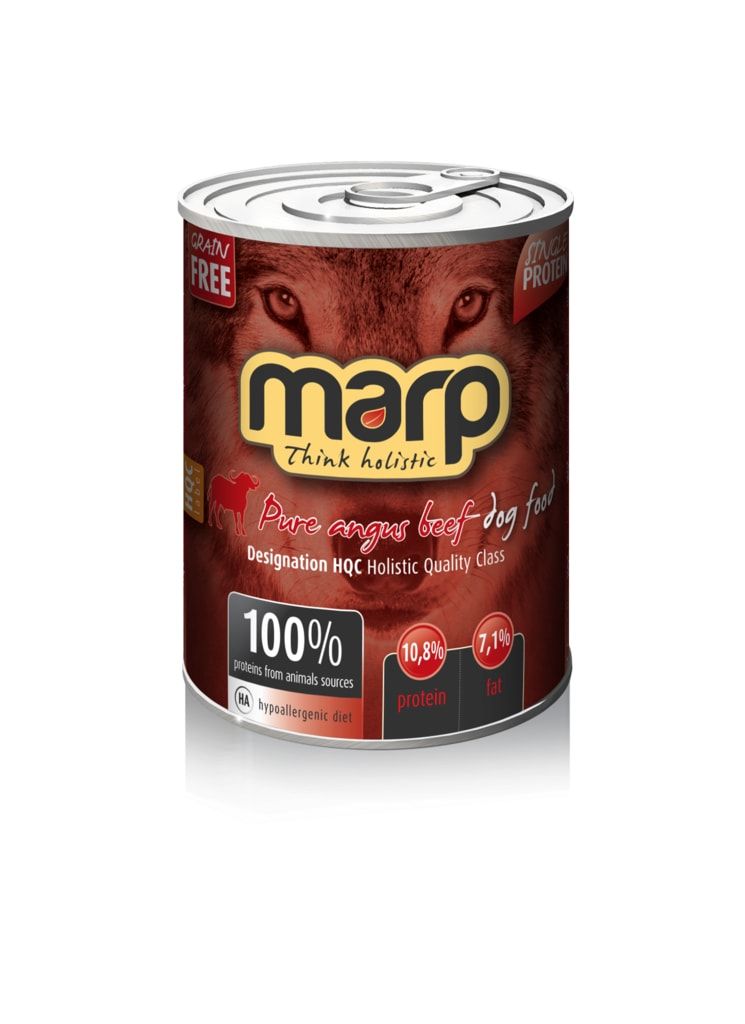 Marp Angus Beef konzerva pro psy s hovězím 400g Marp Holistic