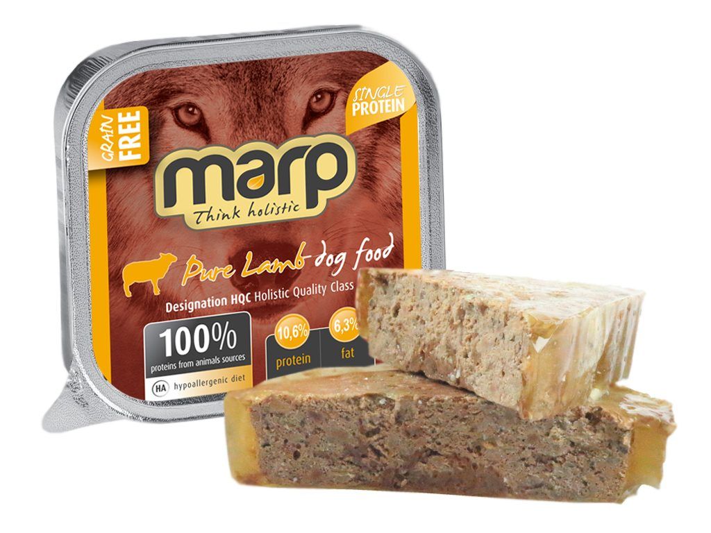 Marp Lamb vanička pro psy s jehněčím 16x100g (15+1 zdarma) Marp Holistic