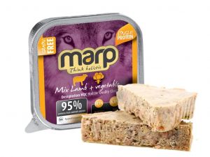 Marp Mix vanička pro psy jehně+zelenina 16x100g (15 + 1 ZDARMA)