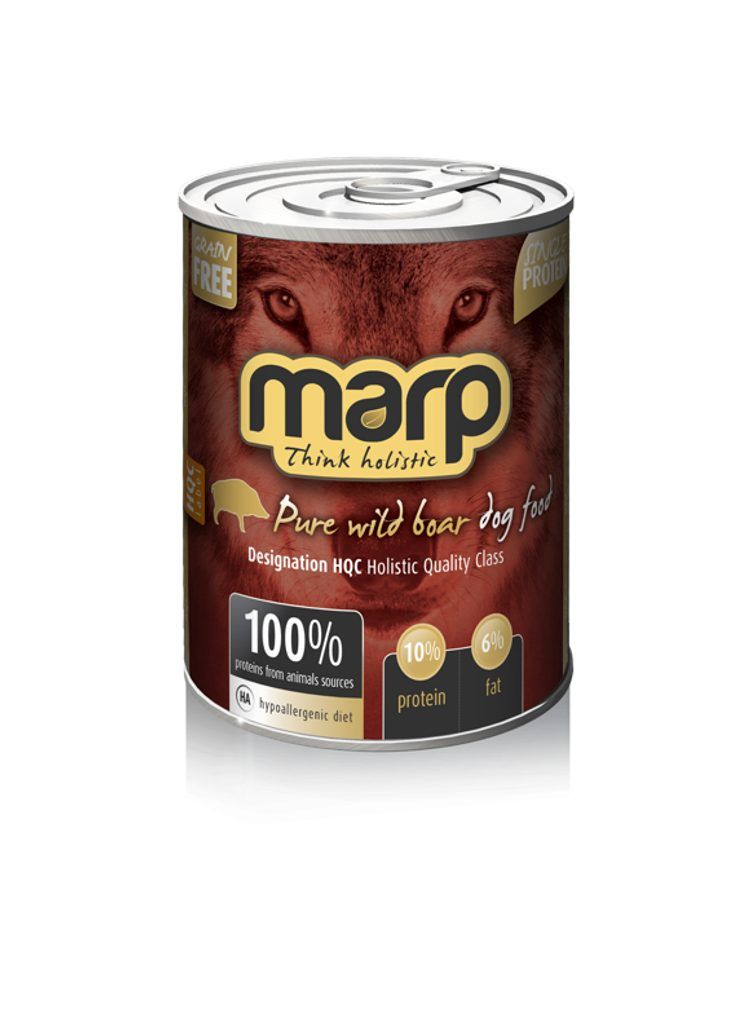 Marp Wild Boar konzerva pro psy s divočákem 400g Marp Holistic