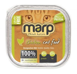 Marp Chicken vanička pro kočky s kuřecím 100g Marp Holistic