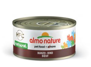 Almo Nature HFC WET CAT- Hovězí 70g výhodné balení 24ks