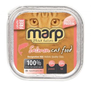 Marp Salmon vanička pro kočky s lososem 100g Marp Holistic