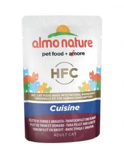 Almo Nature HFC Jelly - Filet z tuňáka a humr 55g