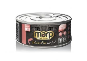 Marp Salmon Filet konzerva pro kočky s filety z lososa 12x70g
