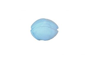 Eco friendly hračka pro psy rugby míč modrý, 10cm/110g