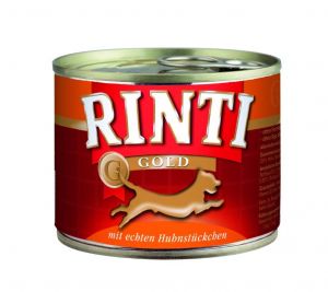 Rinti Dog Gold konzerva kuře 185g Finnern Rinti