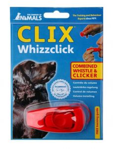 Animals Clix 2v1 tréninkový klikr s píšťalkou 3x7cm