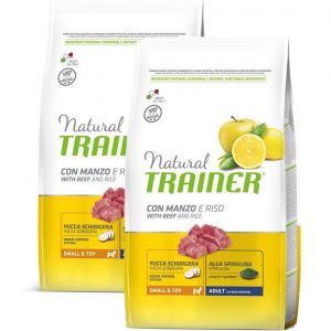 TRAINER Natural Small&Toy Adult Hovezi a ryze 2x7kg