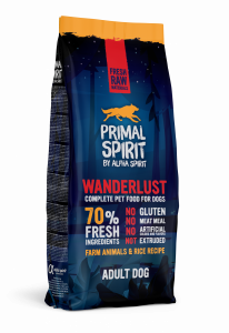 Primal Spirit Dog 70% Wanderlust 2x12 kg Amiguitos Pets and Life SA