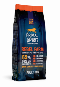 Primal Spirit Dog 65% Rebel Farm 2x12 kg Amiguitos Pets and Life SA