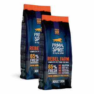 Primal Spirit Dog 65% Rebel Farm 2x12 kg